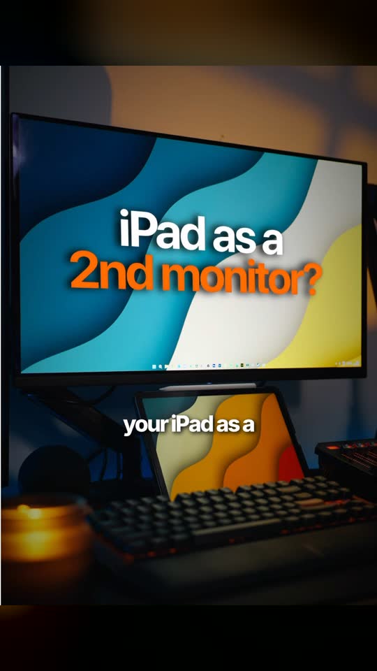 TikTok: using an iPad as a second monitor